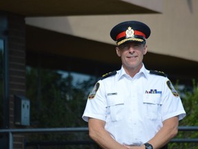Police Chief Mark Neufeld of the Camrose Police Service.