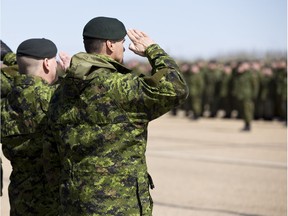 The road to CFB Edmonton, also known as Edmonton Garrison, will be renamed Canadian Forces Trail.