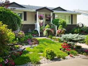 The home at 8124 167 Street NW in Elmwood won first place in the General category at the Edmonton in Bloom awards.