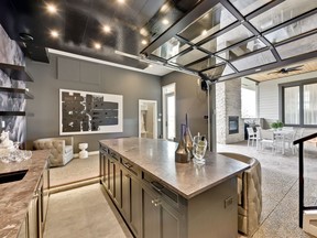 The DreamLife Lottery 2018 grand prize home includes a garage space that has been converted into an area for entertaining. Supplied