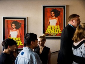 People make their way inside the theatre during Mode Made at the Garneau Theatre in Edmonton on Tuesday, July 31, 2018.