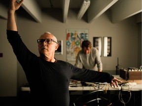 Mark Templeton and Brian Webb rehearse Place, running at the Theatre Lab, Allard Hall, Grant MacEwan, on Aug. 9 and 10.