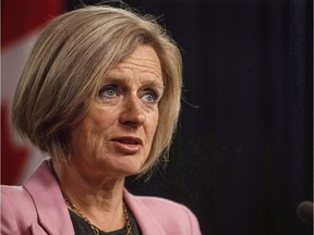 Alberta Premier Rachel Notley accused anti-carbon tax politicians of “political grandstanding” after the federal government increased carbon subsidies to heavy emitters this week.