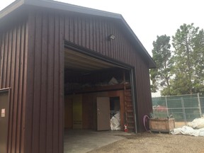 Edmonton's Heritage Festival built this barn at Hawrelak Park in 1986 to store its equipment. The festival says it has been given until Aug. 21 by the city to vacate the site.