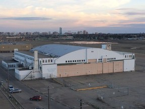 Hangar 11 at the Blatchford redevelopment site.