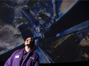 Frank Florian, Director of Planetarium & Spaces Sciences at TELUS World of Science inside the new Zeidler Dome on Thursday, Aug. 2, 2018 in Edmonton.