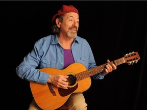 Randy Rutherford in Aim for the Heart playing at the 2018 Edmonton International Fringe Theatre Festival.