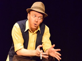 Performer Neil James appears in Woody at the Edmonton International Fringe Festival. Supplied