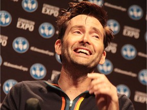 Doctor Who star David Tennant at Edmonton Expo 2018 Sunday.