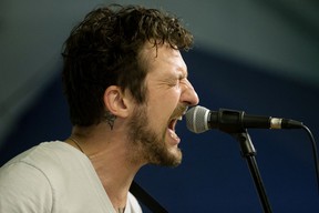 British singer Frank Turner performs at Boyle Street Community Services, 10116 105 Ave., ahead of his show at the Winspear Centre, in Edmonton on Tuesday, Sept. 11, 2018.
