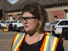 Janet Tecklenborg, director of infrastructure operations for parks and roads services, provides information about updates to the City of Edmonton's snow and Ice policy that will be presented to the community and public services committee on Oct. 3, 2018.