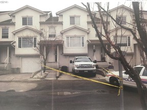 A photo of the exterior of a Terra Losa townhouse where teenager Leona Neapetung-Stevens was found stabbed to death on Oct. 31, 2015. Her cousin, Joseph Sinclair, was on trial on Tuesday, Sept. 11, 2018 for a charge of second-degree murder in her death.