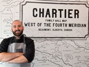 Chartier co-owner and head chef Steve Brochu is one of the featured chefs at the Prairie Grid dinner, to be held in Edmonton on Sunday, Sept. 29.