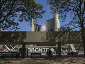 Toronto City Hall on Tuesday July 31, 2018.