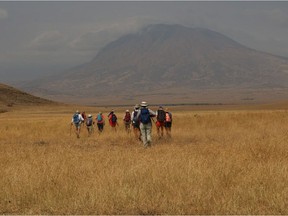 Eighteen people from across Canada took part in a 100-kilometre charity walk through Tanzania.