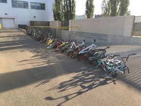 Police recovered 83 stolen bicycles and hundreds of parts at a south side residence.