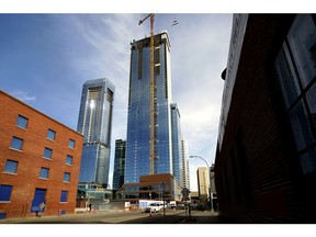The Stantec Tower in downtown Edmonton on Tuesday, Sept. 25, 2018 is the tallest building in Canada, west of Toronto.
