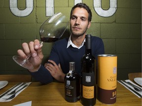 Joao Roquette Alvares Ribeiro, export manager for Quinta Do Vallado, shared stories over sipping during a recent visit to Edmonton.