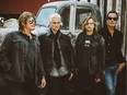 Stone Temple Pilots, with new vocalist Jeff Gutt (second from left), bring their time-tested hits to the Shaw Conference Centre on Friday night.