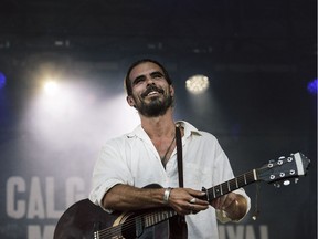 Reuben Bullock, frontman for Calgary-based Reuben and the Dark, played the Starlite Room Wednesday.