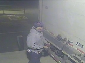 Bonnyville RCMP are looking for a thief who made off with more than $2,000 worth of produce from the back of a truck parked outside Brosseau's Grocery Store on Sept. 29, 2018.