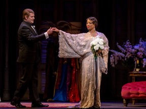 Laquita Mitchell plays Violetta in the Edmonton Opera's production of La Traviata.
