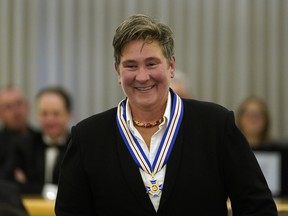 Singer-song writer k.d. lang was among eight Albertans who received the Alberta Order of Excellence at Government House in Edmonton on Thursday, Oct. 18, 2018.