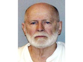 FILE - This June 23, 2011, file booking photo provided by the U.S. Marshals Service shows James "Whitey" Bulger. Bulger died in federal custody after being sentenced to spend the rest of his life in prison. Officials with the Federal Bureau of Prisons say he died Tuesday, Oct. 30, 2018. (U.S. Marshals Service via AP, File)