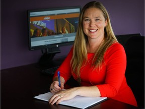 Robyn Luff, MLA for Calgary-East in her Calgary office on Aug. 20, 2018.