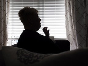 Audrey Parker, diagnosed with stage-four breast cancer which had metastasized, talks about life and death at her home in Halifax on Tuesday, Oct. 23, 2018.