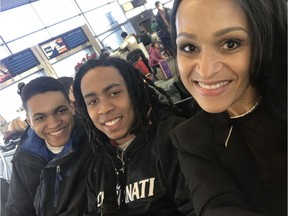 The sons and ex-wife of former NFL and CFL player Dorian Boose.