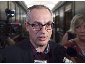 Tony Clement arrives at the national Conservative summer caucus retreat in Halifax on Tuesday, Sept. 13, 2016. Clement was a charter member of the new National Security and Intelligence Committee of Parliamentarians, whose members have access to highly classified information.
