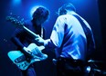 Jack White jams with bassist Dominic Davis at Rogers Place on Friday, Nov. 2.