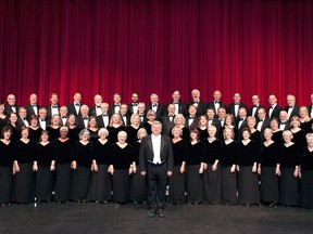 The Richard Eaton Singers and conductor Leonard Ratzlaff commemorated the 100th anniversary of the end of the First World War at the Winspear Centre on Remembrance Day.