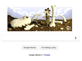 Today’s Google doodle features Joseph Burr Tyrrell, who was born 160 years ago in Weston, Ont. (Screenshot)