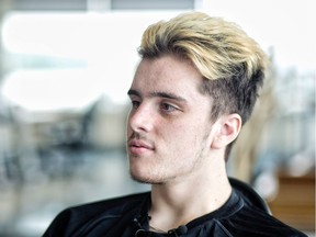 Humboldt Broncos hockey player Ryan Straschnitzki during his physiotherapy at Foothills Medical Centre in Calgary, on Tuesday May 29, 2018. Straschnitzki is scheduled to board a medical flight Wednesday for Philadelphia, where he will continue his rehabilitation at the Shriners Hospital for Children. Leah Hennel/Postmedia