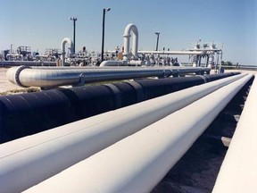 Former Wildrose leader Brian Jean says Alberta should build its own strategic petroleum reserve. This is an undated government photo of crude oil pipes at the U.S. Strategic Petroleum Reserve's Bryan Mound site near Freeport, Texas.