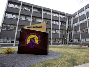 The Edmonton Catholic School Board building exterior, 9807 106 St., in Edmonton. File photo.