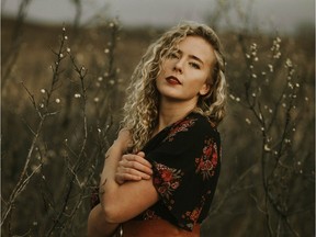 Edmonton singer-songwriter Maddie Storvold marks the release of her second album under the stars on Dec. 15, 2018, at the Telus World Of Science.