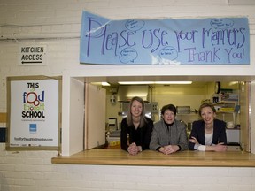 (From left) Kelly Kowalchuk, her mother Carol Kowalchuk, and sister Kristine Kowalchuk make up Food for Thought.