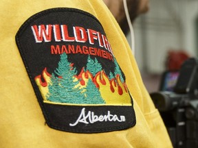 Alberta Wildfire Management badge.