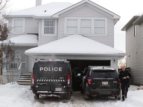 Homicide detectives are investigating the suspicious death of a person in the city's west Breckenridge Greens neighbourhood after receiving an assault with a weapon call Friday morning. Greg Southam/Postmedia