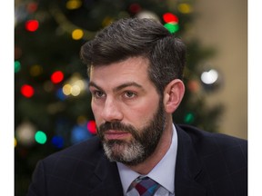 Mayor Don Iveson in a year-end interview on Dec. 13, 2018 in Edmonton.