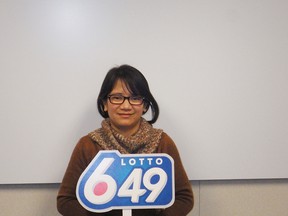 Lorna Altre  won $1
million on a Lotto 6/49 ticket in the Sept. 26, 2018 draw.