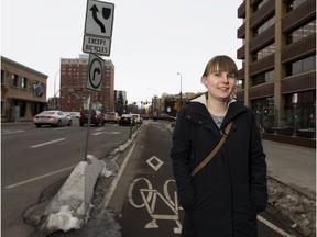 Isabell Hubert is a member of the Edmonton Transit Advisory Board and has been advocating for a new bike share program to support more flexible transit use.