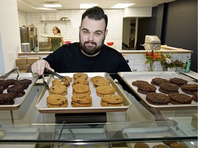 Andrew Benson, co-owner of Bloom Cookie Co., has opened a storefront on 124 St.