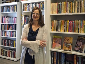 Kristy Hollingshead-Rumsey is the proprietor of Blue Lamp Books, a mystery novel and crime bookstore in Edmonton.