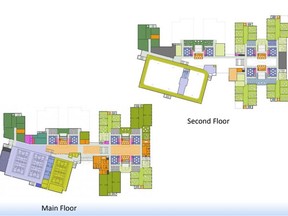 The possible floor plan of the proposed Dr. Anne Anderson High School in Heritage Valley.