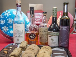 Pairing liquor with cookies to enhance the flavours of both at Cookies by George on November 23, 2018 in Edmonton.