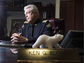 Year-end interview with fire chief Ken Block.